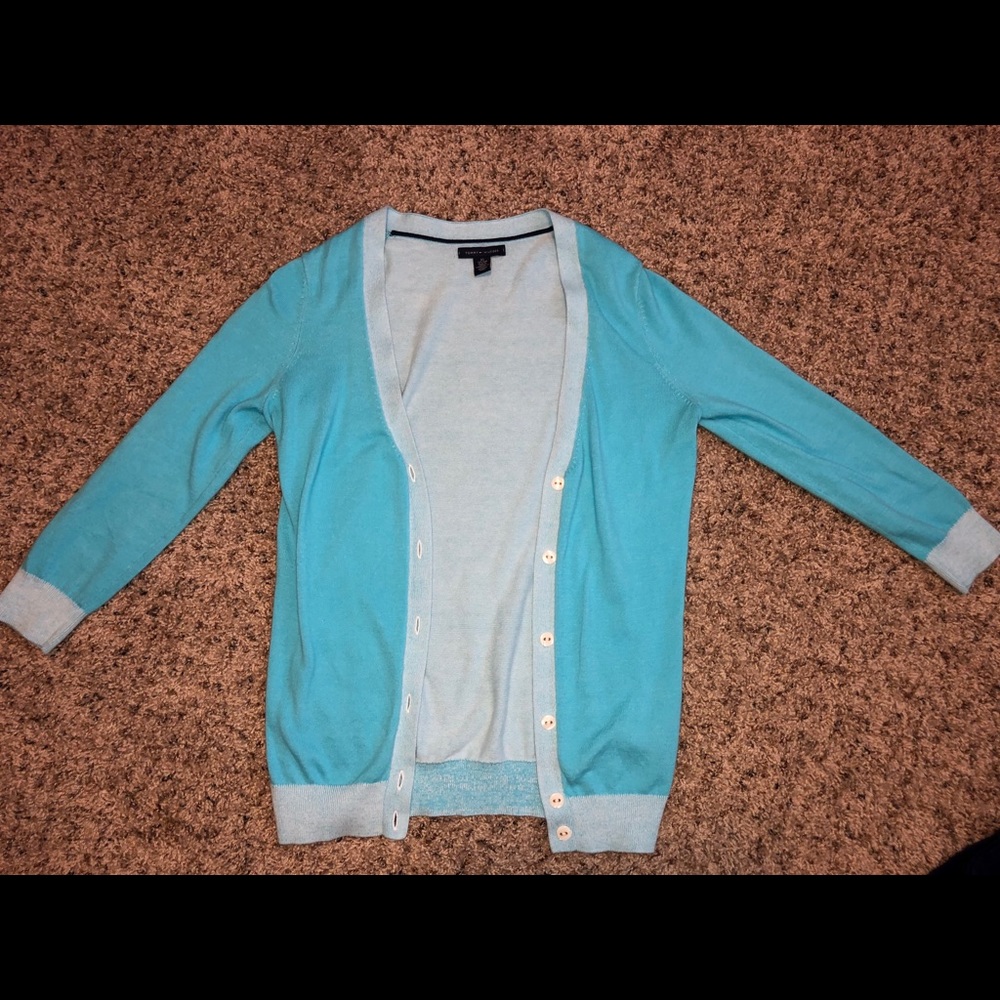 Blue Tommy Hilfiger Cardigan